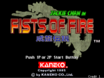 Jackie Chan in Fists of Fire Box Art