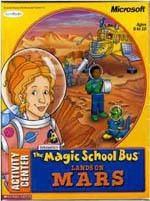 Magic School Bus Lands on Mars Box Art