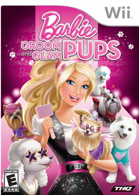 Barbie Groom and Glam Pups Box Art