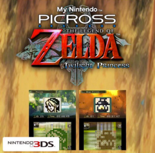 My Nintendo Picross: The Legend of Zelda Twilight Princess Box Art