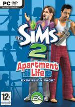 The Sims 2: Apartment Life Box Art