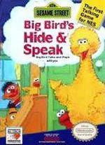 Big Bird’s Hide and Speak Box Art