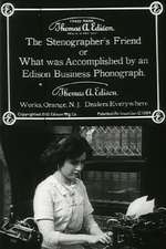 The Stenographer's Friend; Or, What Was Accomplished by an Edison Business Phonograph Box Art