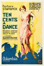 Ten Cents a Dance Box Art