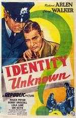 Identity Unknown Box Art