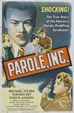 Parole, Inc. Box Art