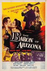 The Baron of Arizona Box Art