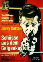 Jerry Cotton -Schüsse aus dem Geigenkasten Box Art