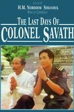 Les derniers jours du Colonel Savath Box Art