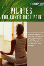 Pilates for Lower Back Pain Box Art