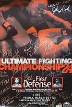 UFC 24: First Defense Box Art