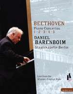 Daniel Barenboim: Beethoven - Piano Concertos 1-5 Box Art