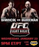 UFC Fight Night 12: Swick vs. Burkman Box Art