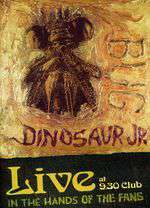 Dinosaur Jr: Bug Live at 9:30 Club - In the Hands of the Fans Box Art