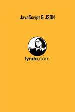 lynda.com: JavaScript & JSON Box Art