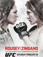 UFC 184: Rousey vs. Zingano Box Art