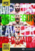 UFC 189: Mendes vs. McGregor Box Art