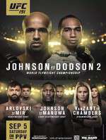 UFC 191: Johnson vs. Dodson 2 Box Art